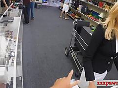 Hot Blonde Milf Pounded Hard By Pawn Keeper, Wow!