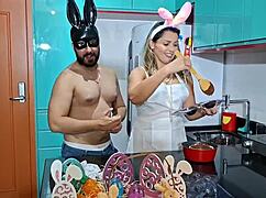 Brazilian Milf Bunny Takes Monster Cock Anal Creampie