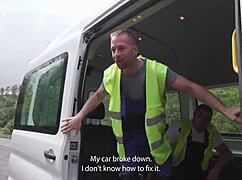 rebel rhyder gets rough anal in car trouble roleplay 😈