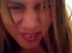 Chica trans moans in pleasure