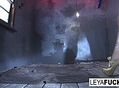 Blonde Pornstar Leya Falcon Toys Her Tits and Ass