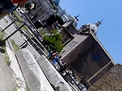 Feeling the emotional delight of that perfect ass in Rome