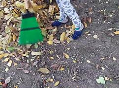 The forester girl and I enjoyed a walk in the hut