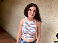 Lyra Lockhart receives a facial from Rome Major in San Diego