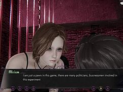 アリナがモンスターコックで激しい中出しプレイ