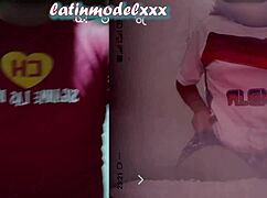 Watch that big ass model see lover jerk off!