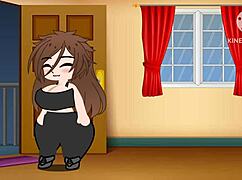 Gacha Club anime fucks big tits girl