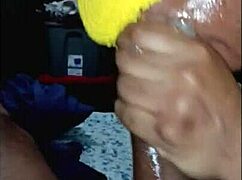 Maybe the best blowjob you'll ever see with spitting and choking