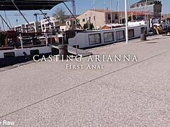 Arianna Tries First Anal at French Casting Session