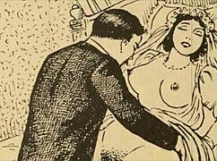 vintage erotic drawings from antique retro collections