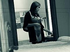 he licked her pussy then came on her pretty face