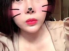 Asian Girl With Big Tits Performs Live Sex Show!