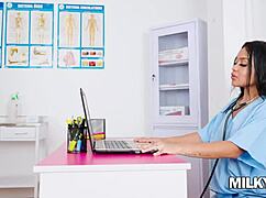 Nurse fucks perverted doctor on first day at hospital