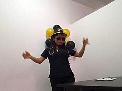 Office butt plug slut