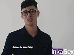 cheating with personal trainer while boyfriend reads newspaper