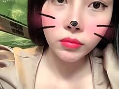 Asian Girl With Big Tits Performs Live Sex Show!