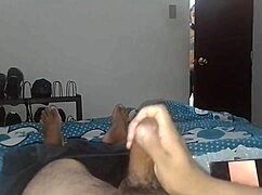 friend of mom catches me in private moment