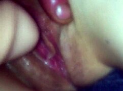 Damn, I’m pounding my girlfriend’s wet pussy with a dildo, she’s so naughty!
