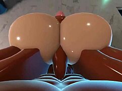 Sexo Roblox Ep 2: Tetas y culo grandes con polla monstruosa en acción BBC ruda