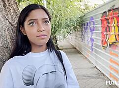 torbe seduces skinny teen kali for hard fucking