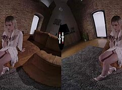 Dark Room VR: Wedding Bells Ring with POV Blowjob and Shaved Pussy