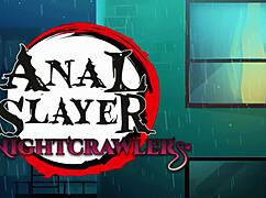 so, tanjiro got totally wrecked by nezuko in this wild scene. they went all out with anal slayer action!