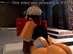 Roblox Sex Episode 2: Big Tits And Ass With Monster Cock In Rough Big Black Cock Action