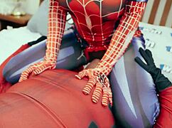 I Watched Wolverine Bang Deadpool and Spider-Man Then Swallow Cum