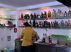 The Bartender Seduces Me And Fucks Me Bareback!