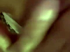 Beautiful latina enjoys solo dildo ride in the morning