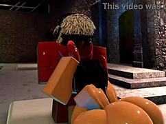 Roblox Sex Episode 2: Big Tits And Ass With Monster Cock In Rough Big Black Cock Action