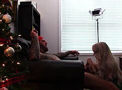 Hey, big tit elf, ready for a creampie from Santa’s wild son?