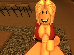 roblox girl sucks her boyfriend's small cock 😏