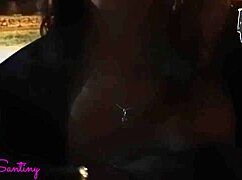 Hot slut, suck that huge black dick and give it to the big-dicked eater.