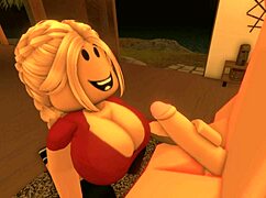 roblox girl sucks her boyfriend's small cock 😏