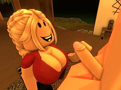 roblox girl sucks her boyfriend's small cock 😏