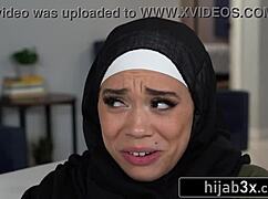 Hey, Check This Kinky Dude Teaching His Curious Muslim Stepsis to Ride Hardcore Cock! 😜