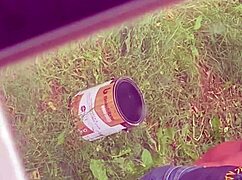 Hot stepmom bending over for sneaky hidden camera view