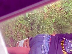 Hot stepmom bending over for sneaky hidden camera view