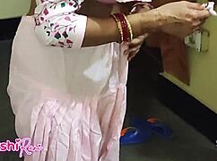 Stepbrother teases stepsister's pussy lips before sliding in deep