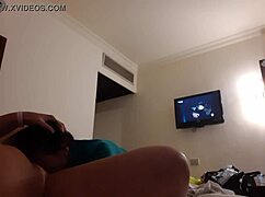 well licked my girlfriend's pussy in hotel room with lesbian cum and muff diving