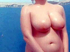 omg, caught this milf on hidden cam in bathroom, so wrong lol