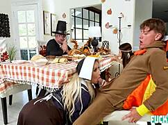 dirty family fucking before the holiday feast