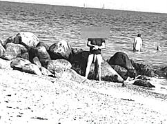 Just saw this huge cock at the nude beach, unreal sight!