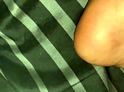 Ebony verborgen zolen met sexy zwarte