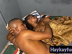 Curvy Babe Bent Over, Asks Crush To Romance Her Before BBC Insertion