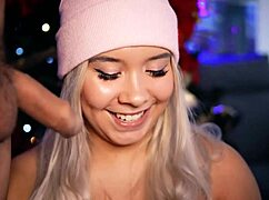 Blonde Babe Sucks Small Hard Cock