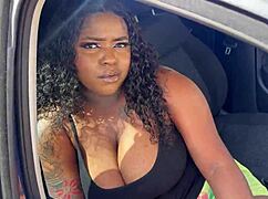 hey, big ass ebony fucked through shorts hole