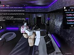 Oh, fuck that cute femboy's ass hard in doggystyle until he cums!