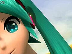 hatsune miku and levan polka in project diva nude mod showcasing their goddess bodies